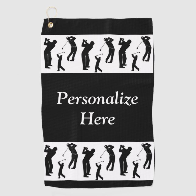 Golf World For Golfers Golf Towel (Front)