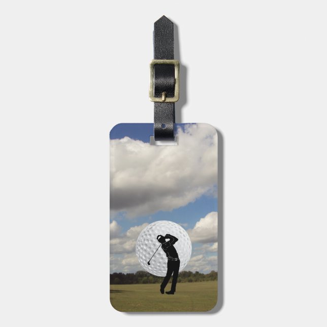 Golf World Luggage Tag (Front Vertical)