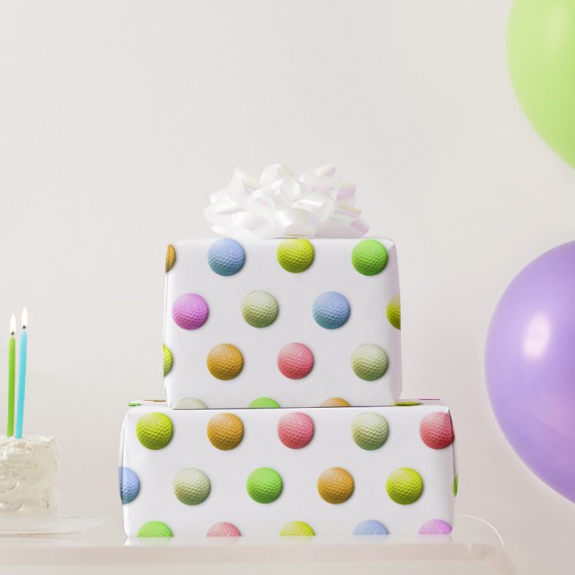 Golf Wrapping Paper (Party Gifts)