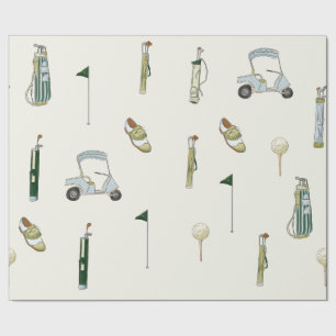 Golf  wrapping paper