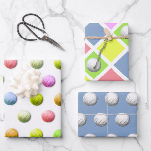 Golf Wrapping Paper Sheet