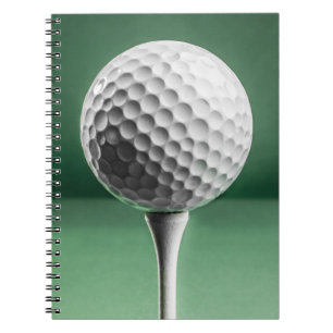 Golfball on Tee Notebook