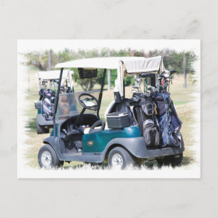 Golfcart  Postcard
