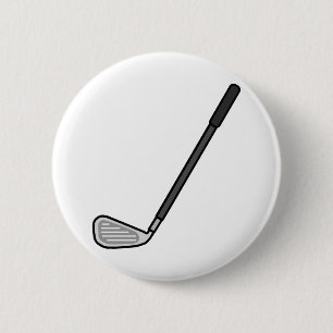 Golfclub 6 Cm Round Badge