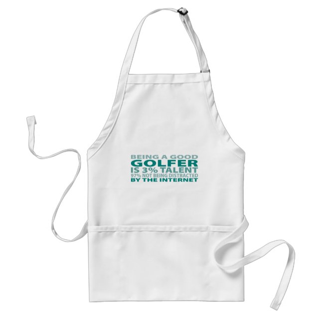 Golfer 3% Talent Standard Apron (Front)