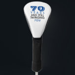 Golfer 70th Birthday or Any Age Custom Monogrammed Golf Head Cover<br><div class="desc">A fun,  unique gift for the golfer in your life.  Just add the golfer's age and monogram to create a custom Golf Head Cover. Perfect as a birthday gift,  coach's gift,  club championship or everyday use.</div>