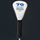 Golfer 70th Birthday or Any Age Custom Monogrammed Golf Head Cover<br><div class="desc">A fun,  unique gift for the golfer in your life.  Just add the golfer's age and monogram to create a custom Golf Head Cover. Perfect as a birthday gift,  coach's gift,  club championship or everyday use.</div>