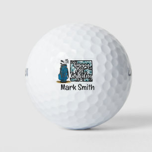 Golfer 75th Birthday Golf Balls