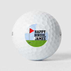 Golfer Birthday Golf Balls