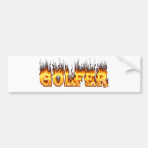 golfer bumper sticker