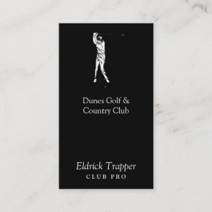 Golfer Business Card