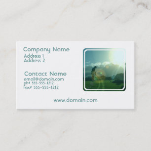 Golfer Business Card