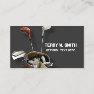 Golfer Business Card