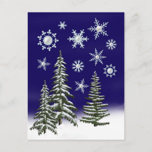 Golfer Christmas Holiday Postcard