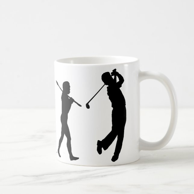 Golfer Coffee Mug (Right)