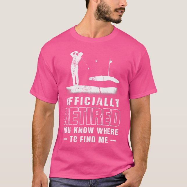 Golfer Father T-Shirt (Front)