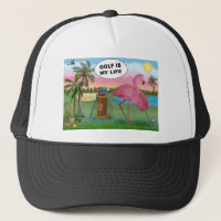 Golfer Flamingo - Golf is my life