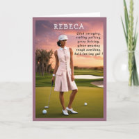 Golfer Funny Birthday cute Golf joke