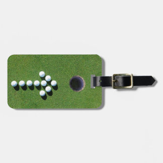 GOLFER FUNNY GIFTS, GOLF PUTTING GREEN FUN STAFF LUGGAGE TAG