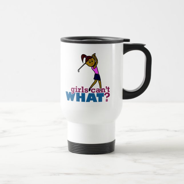 Golfer Girl Travel Mug (Right)