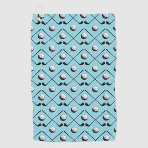 Golfer Golf Ball Pattern  Towel