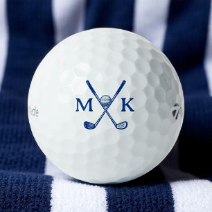 Golfer Golf Balls identified by his initials