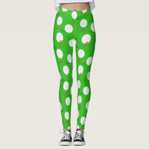 Golfer Golf Course Patterned Leggings