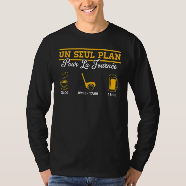 Golfer Golf Pattern T-Shirt (Front)