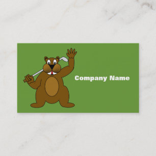 Golfer Gopher Just Go'fer It! Business Card