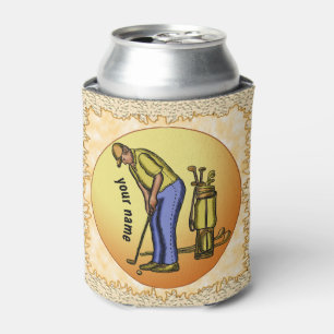 Golfer  Grandpa can cooler