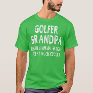 Golfer Grandpa Father's Day Gifts Grandpa Men's T-Shirt
