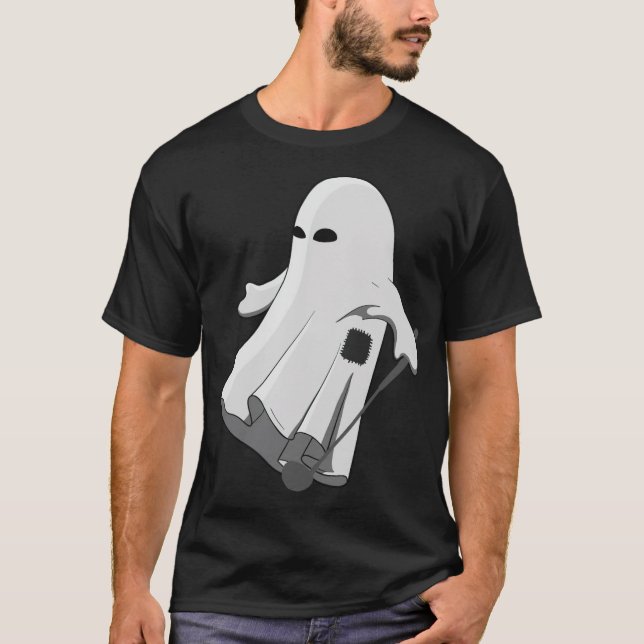 Golfer Halloween Costume Ghost Golf Ball Apparel c T-Shirt (Front)