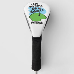 Golfer I Like Big Putts And I Cannot Lie Golf Head Cover