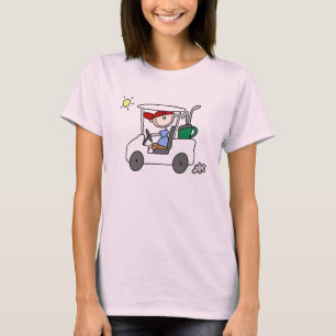 Golfer in Golf Cart T-Shirt