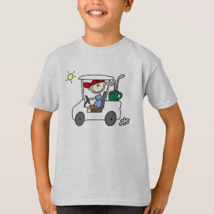 Golfer in Golf Cart T-Shirt