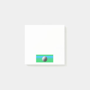 Golfer Inside 3x3 Post-it Note pads