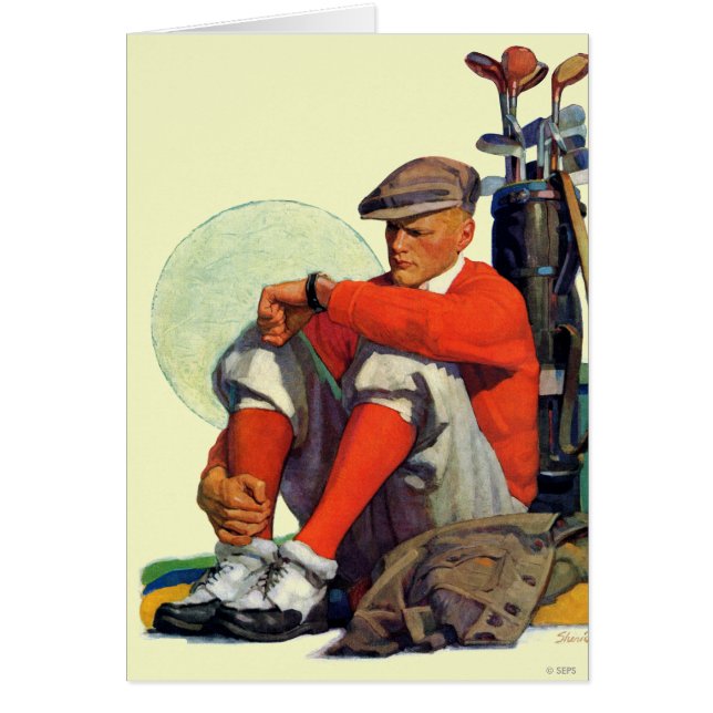 Golfer Kept Waiting (Front)