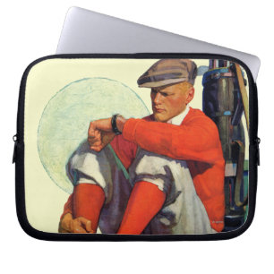 Golfer Kept Waiting Laptop Sleeve