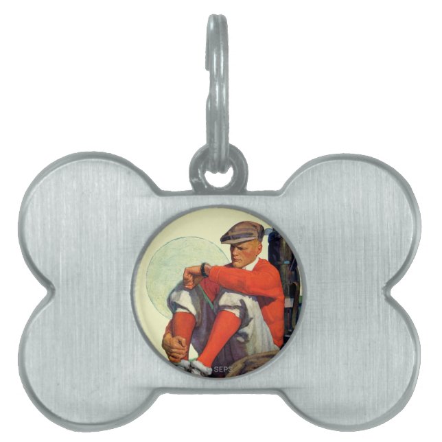 Golfer Kept Waiting Pet Tag (Front)