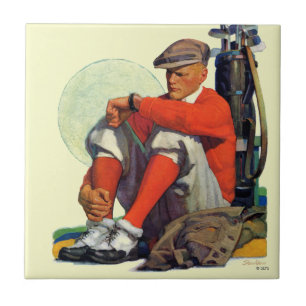 Golfer Kept Waiting Tile