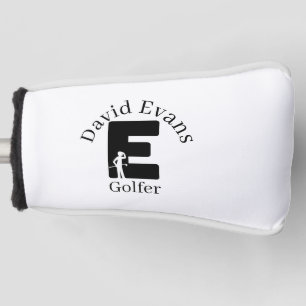 Golfer Letter E Golf Head Cover