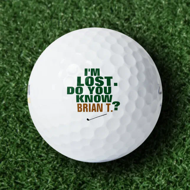 golfer lostball golf balls Zazzle