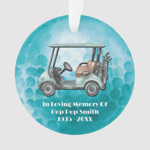 Golfer Loving Memory Golf Memorial Ornament