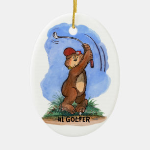 Golfer Ornament