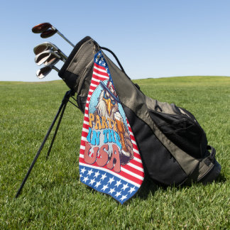 GOLFER Party In the USA Golf Towel