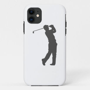 Golfer  player  silhouette iPhone 11 case