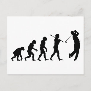 Golfer Postcard