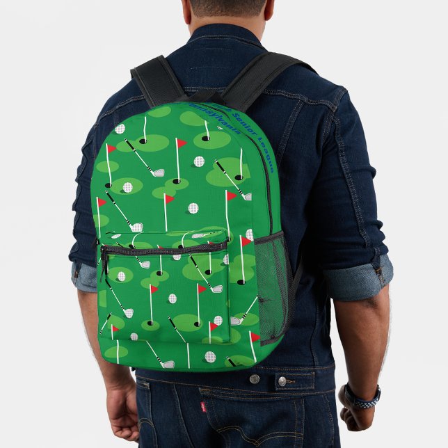 Golfer Pro Deluxe Customise League Backpack (Golf Lover's Customized Backpack)