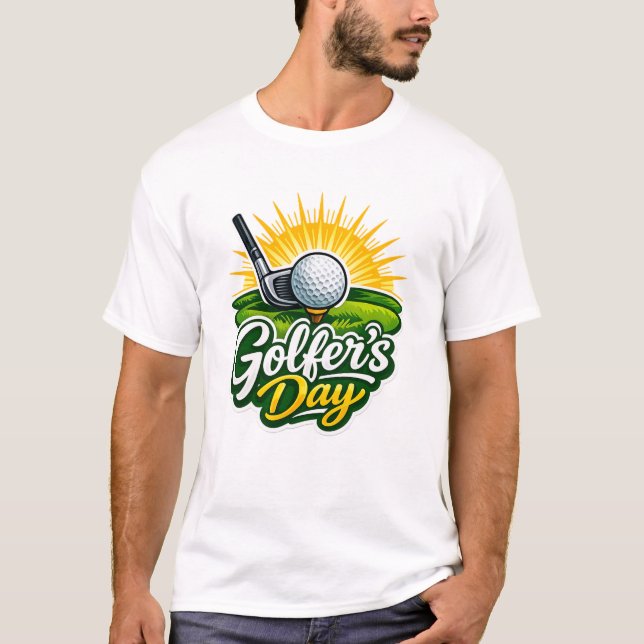Golfer’s Day – Funny Golf Lover T-Shirt (Front)