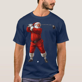 Golfer Santa Claus T-Shirt